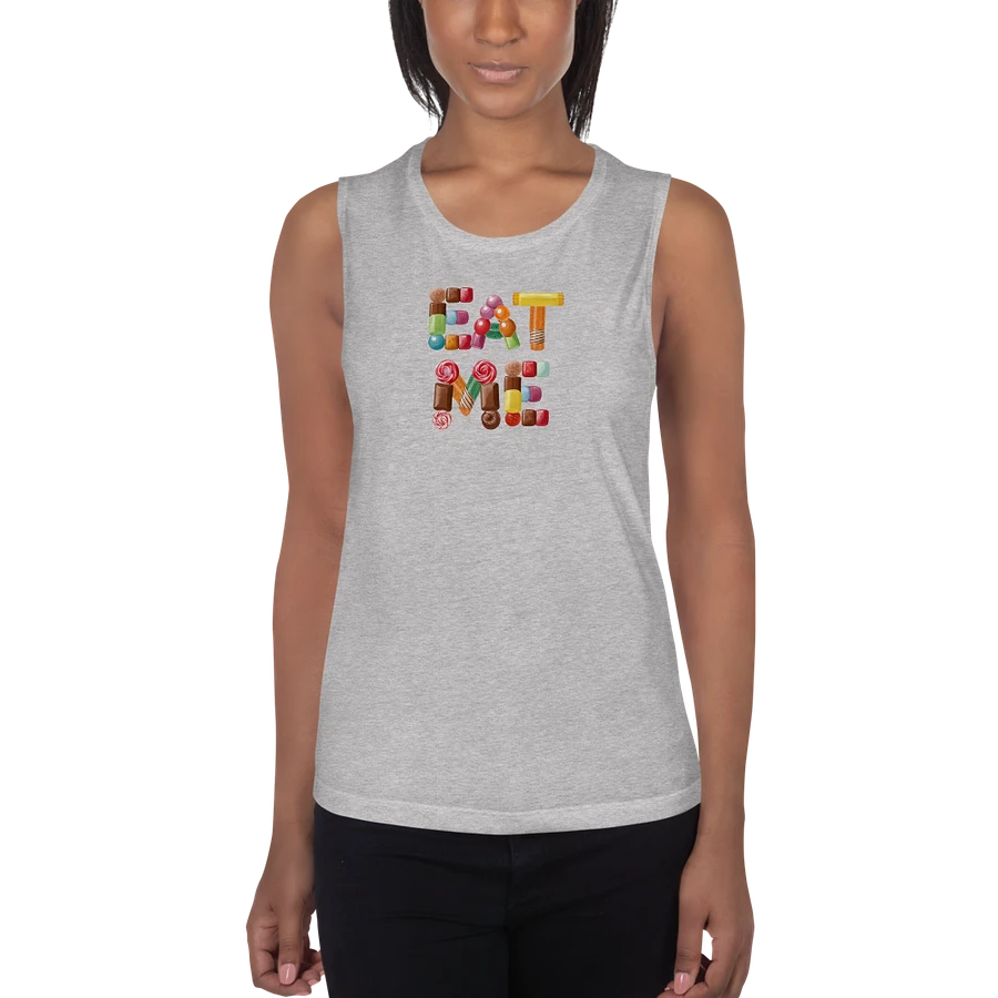 Eat Me candy flowy women's tank top. product image (13)