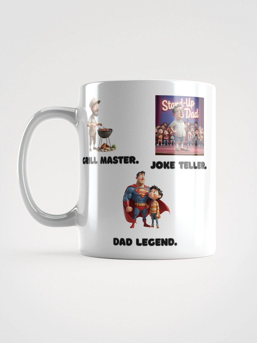 Grill Master. Joke Teller. Dad Legend. – Funny Father’s Day Cartoon Art product image (6)