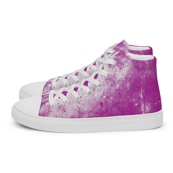 Purple Splatter Retro High Tops product image (1)