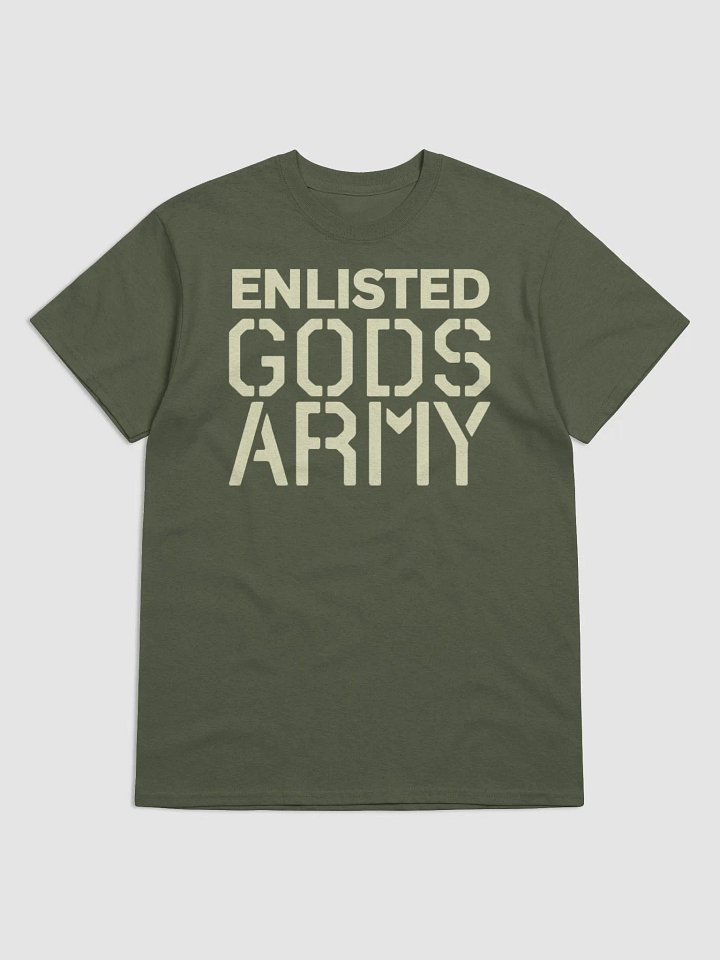 ENLISTED IN GODS ARMY T-SHIRT product image (1)