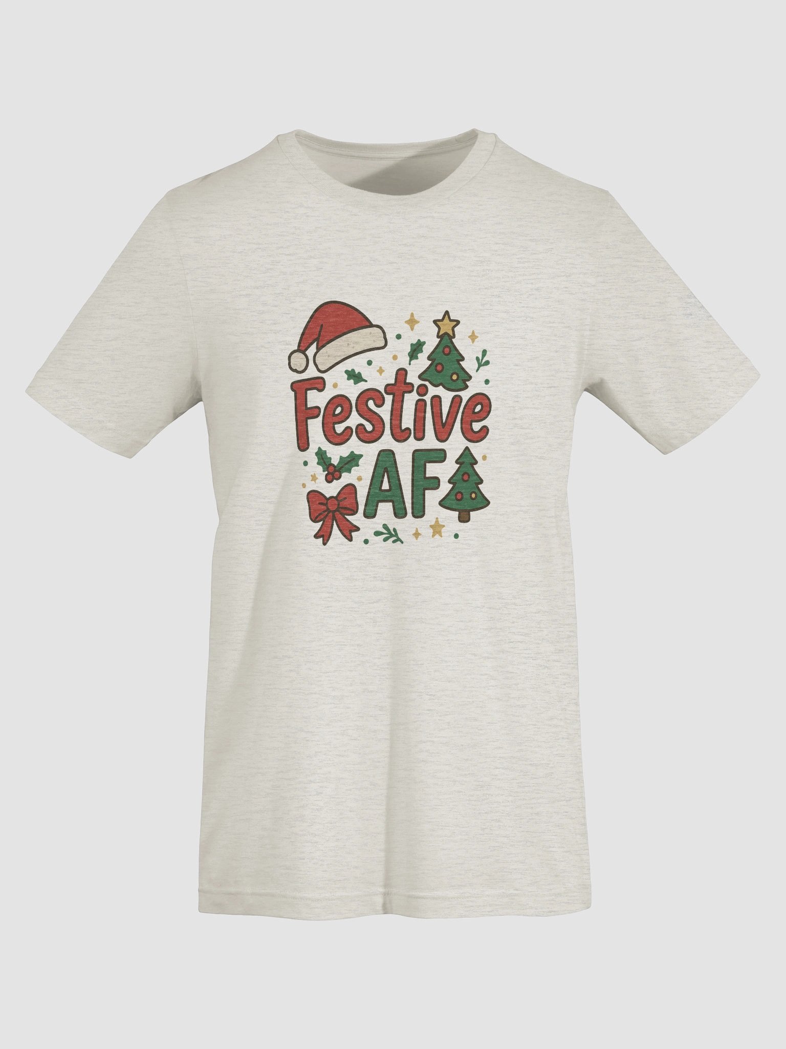 Festive AF Holiday T-Shirt product image (7)