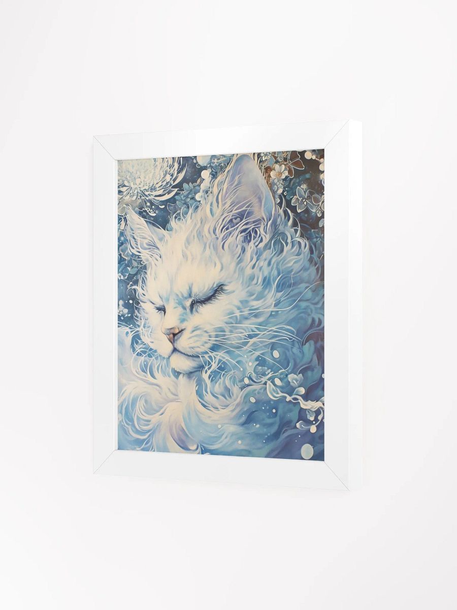 Ethereal Feline Dream Framed Poster product image (3)