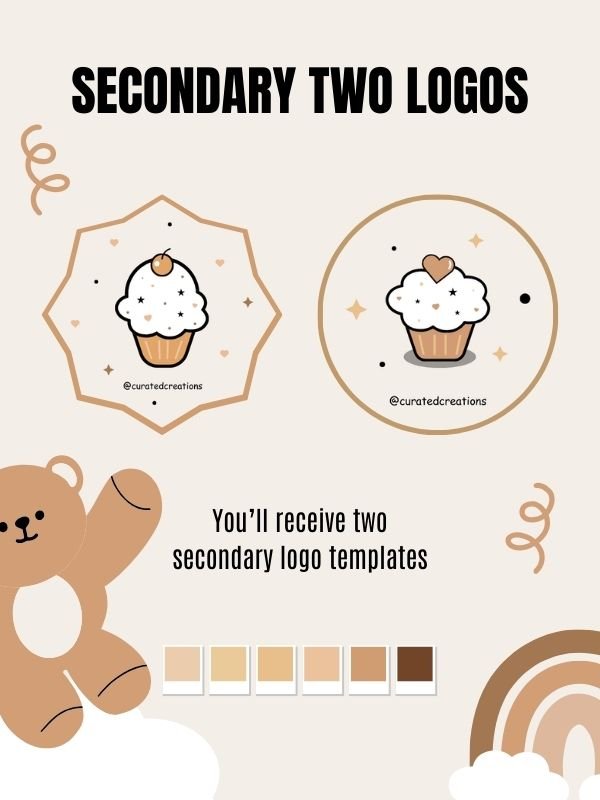 MRR/PLR Teddy Bear Logo for a Brand product image (7)