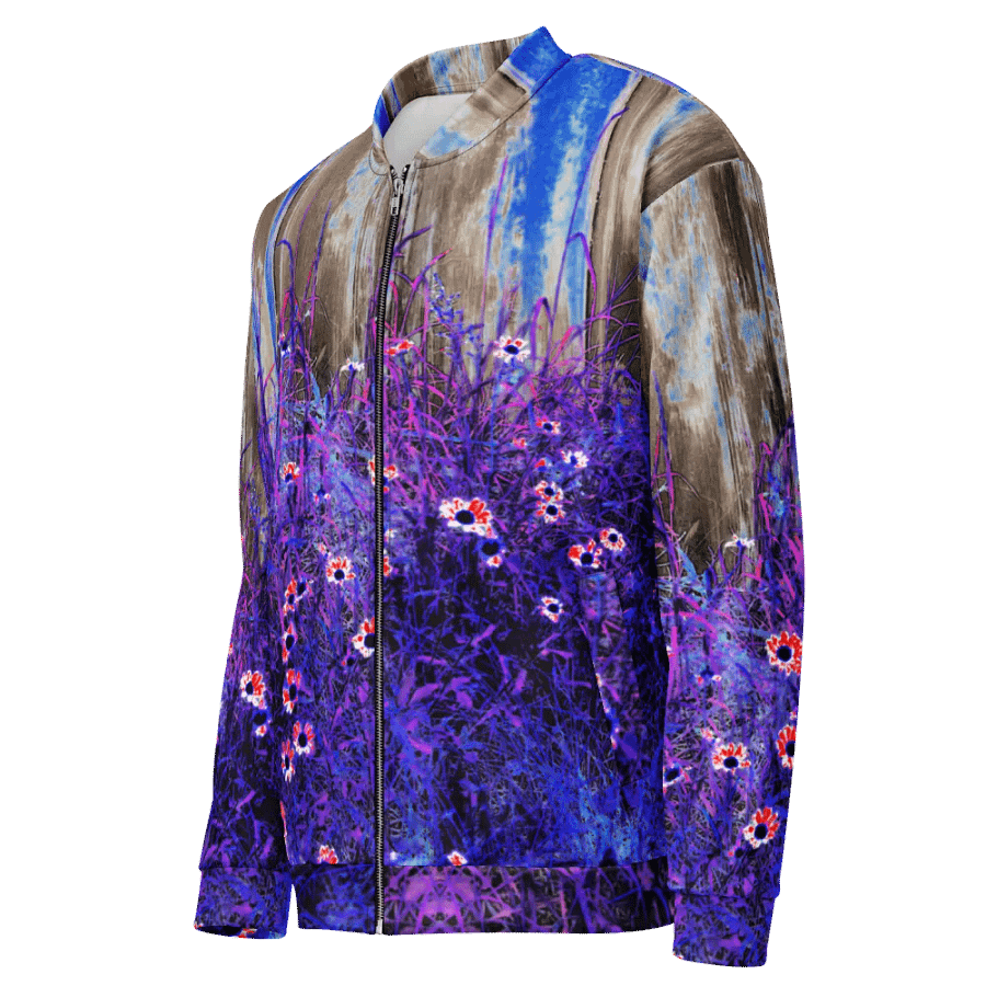Vibrant Summer Daises Unisex Bomber Jacket product image (7)