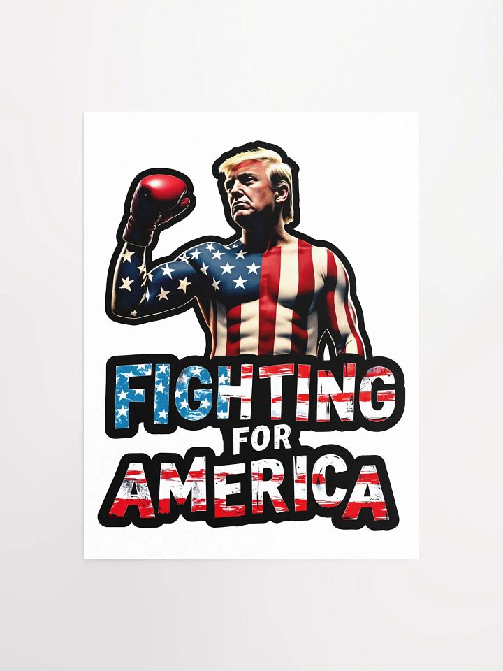 Poster: Trump, Fighting for America product image (1)