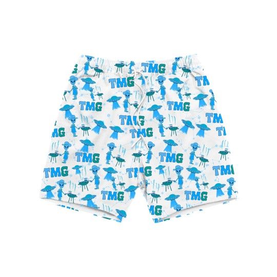 TMG Hawaiian White Shorts product image (1)