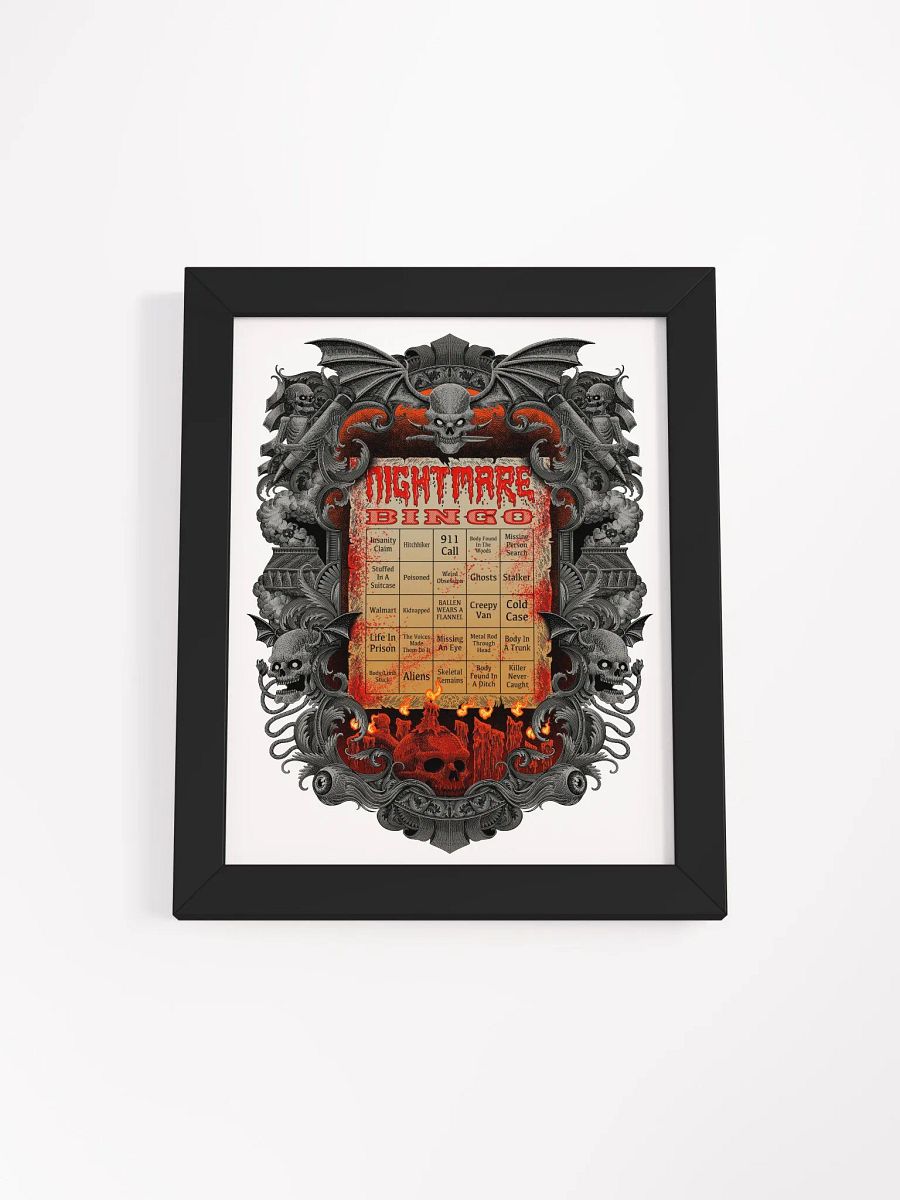 Nightmare Bingo Framed Poster product image (1)