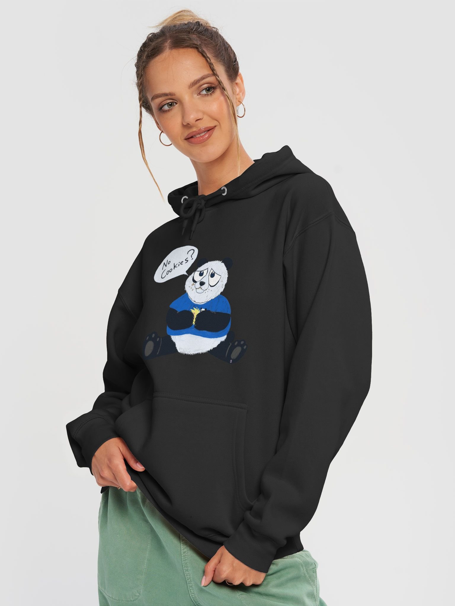Sad Pann Pann Panda Premium Hoodie product image (3)