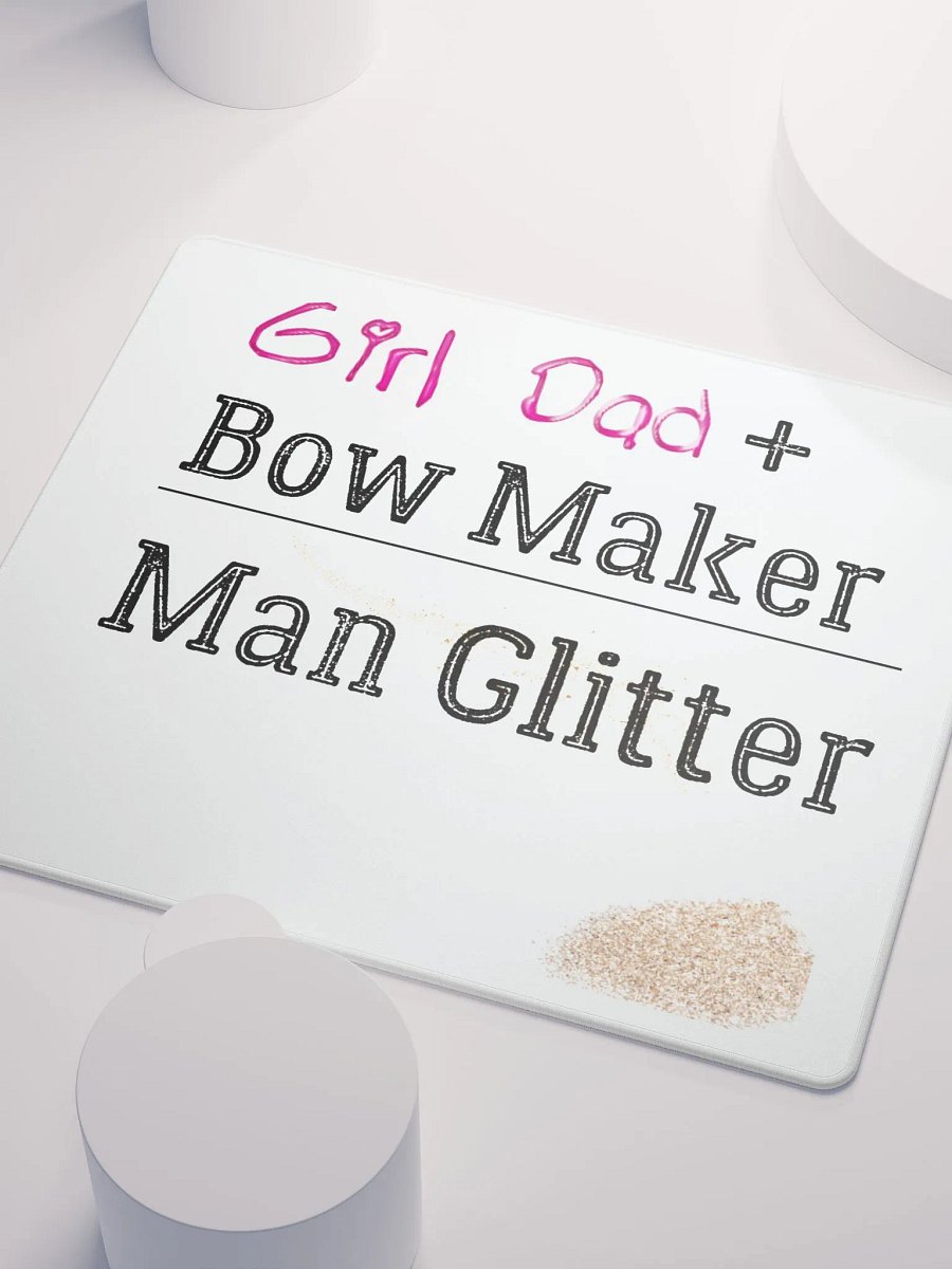 Man Glitter 1 Mouse Pad product image (3)