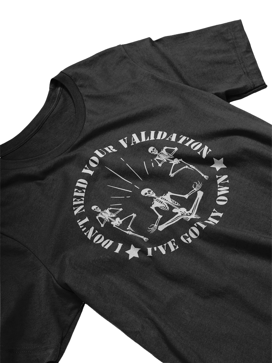 Skeleton Attitude Validation T-Shirt product image (3)