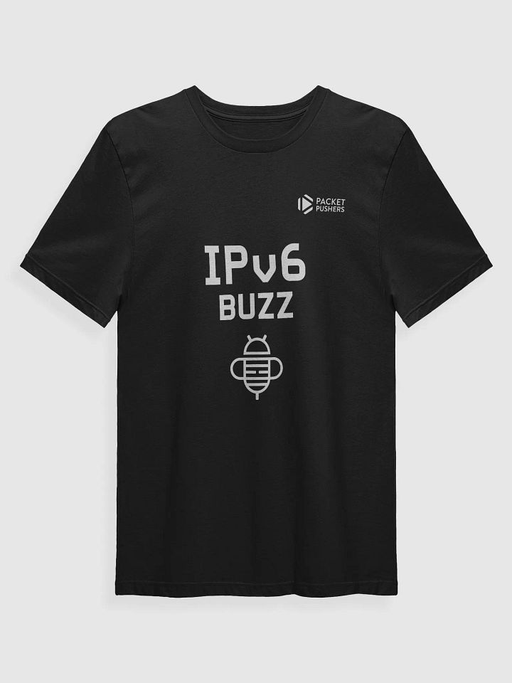IPv6 Buzz Next Level Tee - White Logo product image (2)