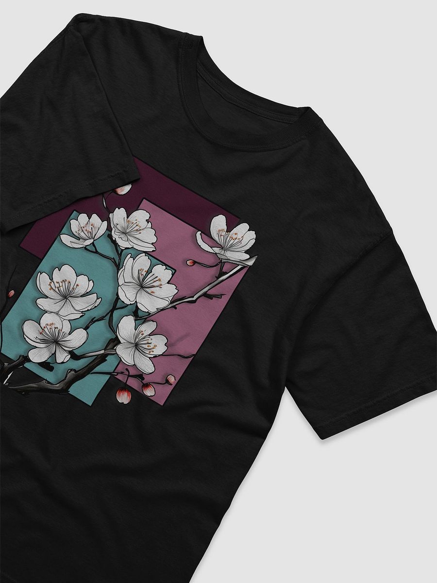 Culture Haus Graphic T-Shirt - Color Block Cherry Blossoms product image (4)