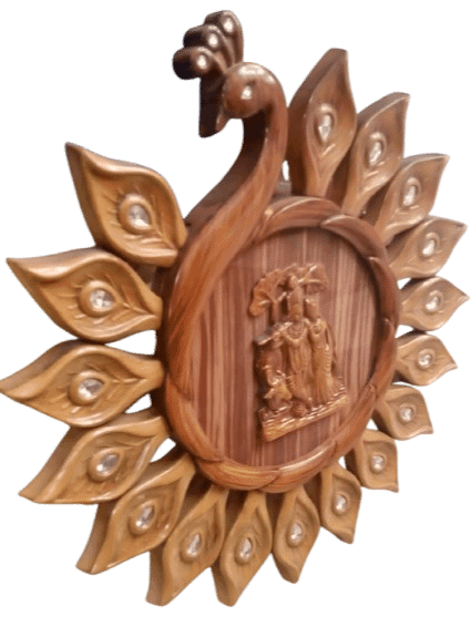 RADHA KRISHNA PEACOCK FREAM product image (2)