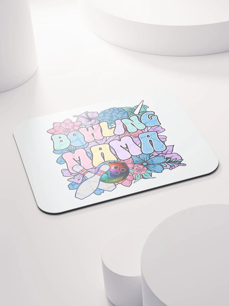 Bowling Mama Floral Blooming Mouse Pad product image (4)