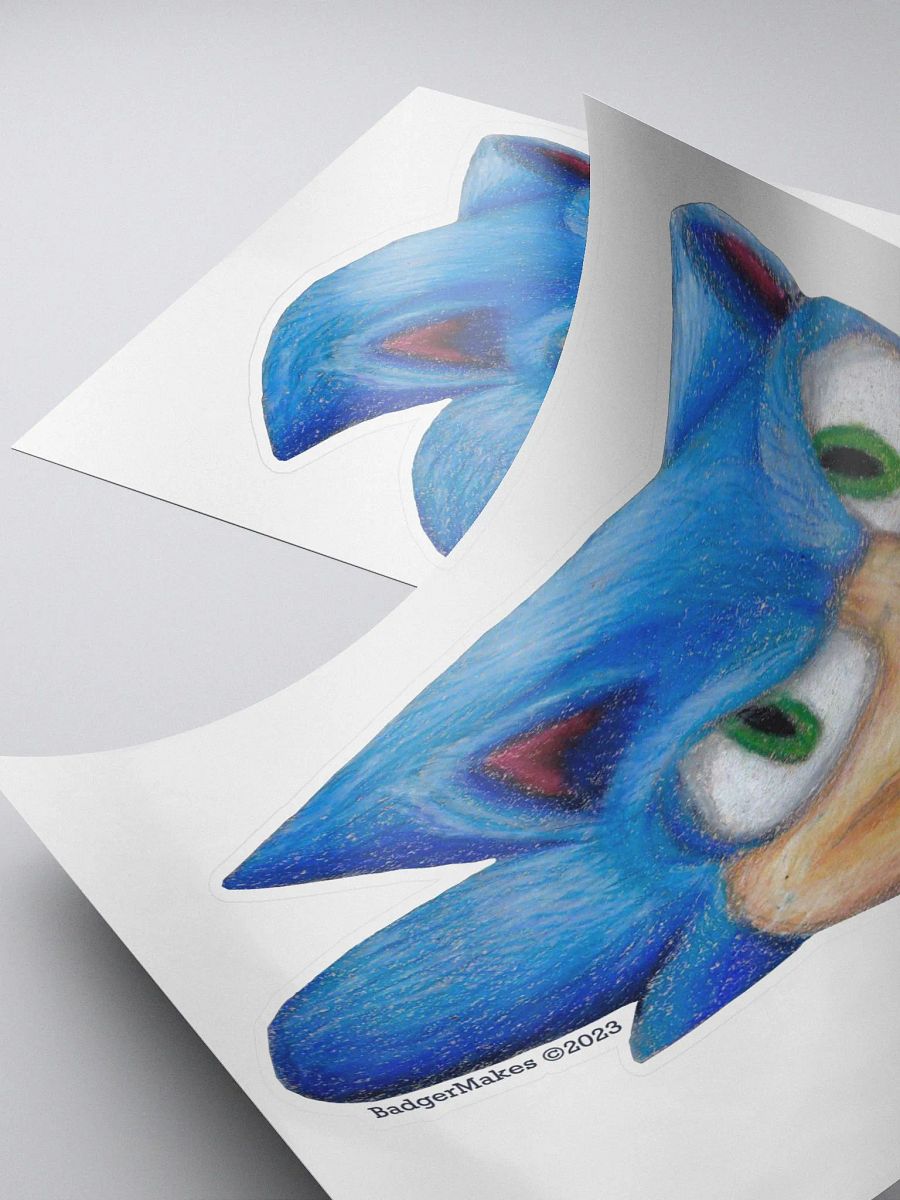 Blue Hedgehog Sticker product image (4)