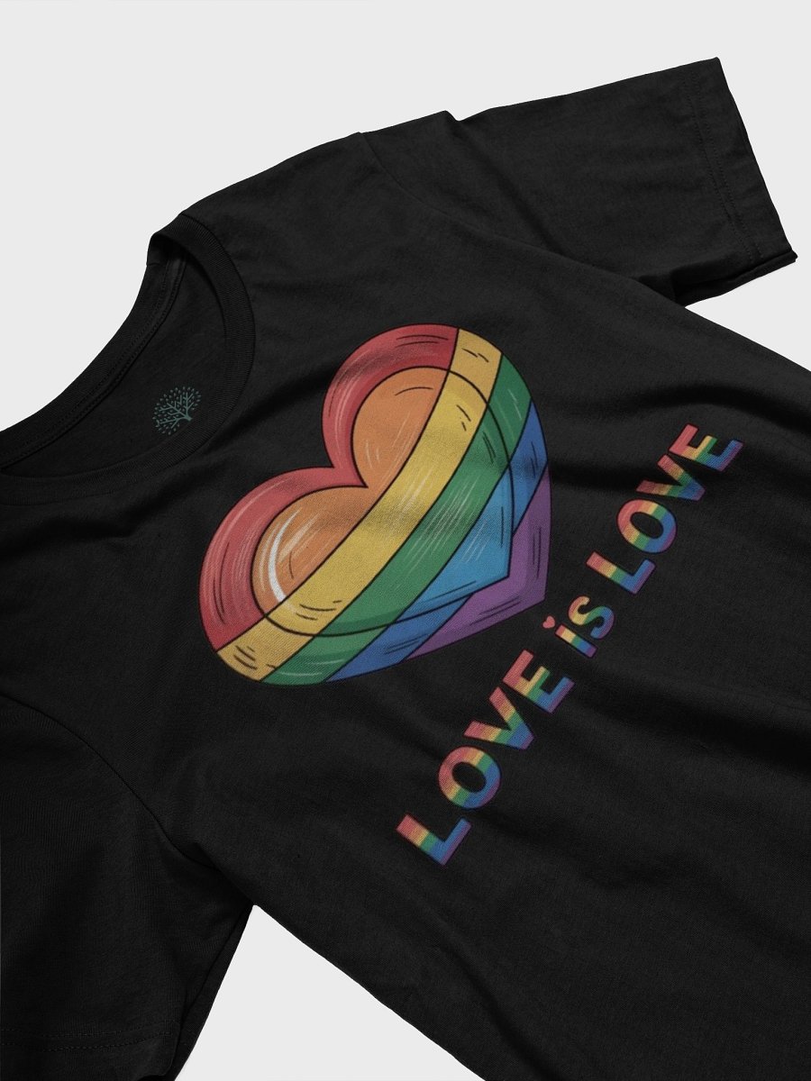 Unisex Love Is Love Rainbow Heart Pride T-Shirt product image (32)