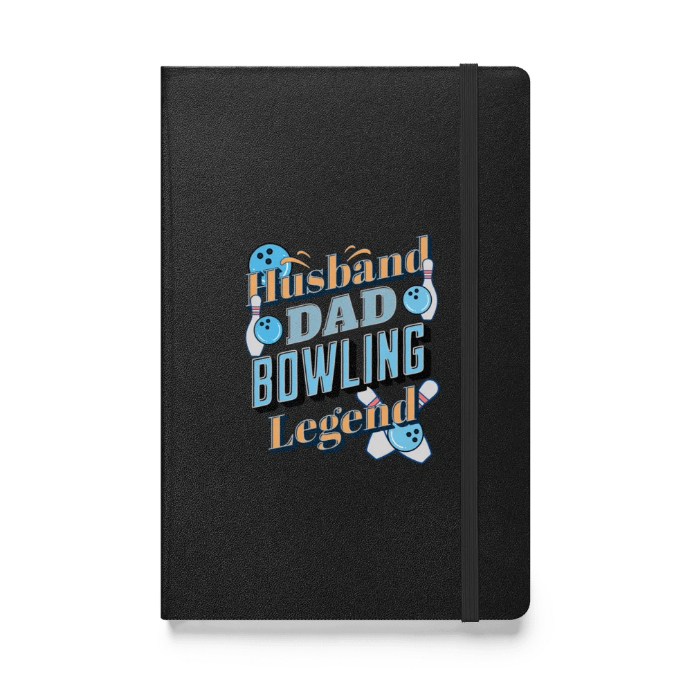Husband Dad Bowling Legend Hardcover Journal product image (1)