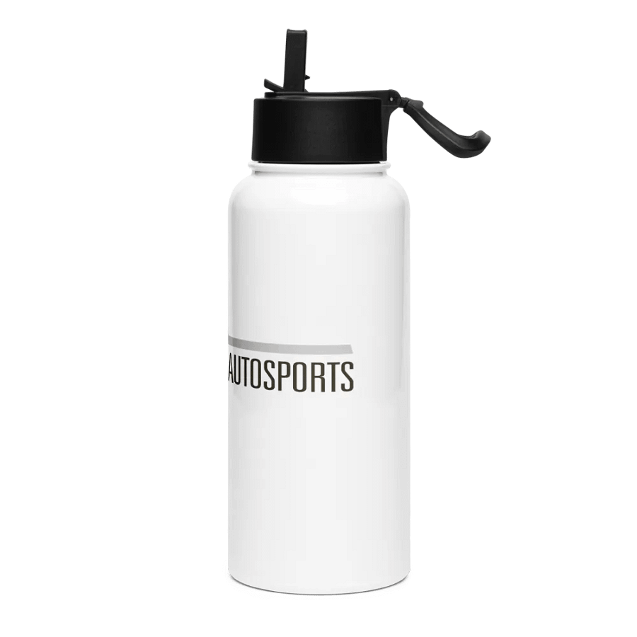 BCA Logo metal water bottle with built in straw lid product image (3)