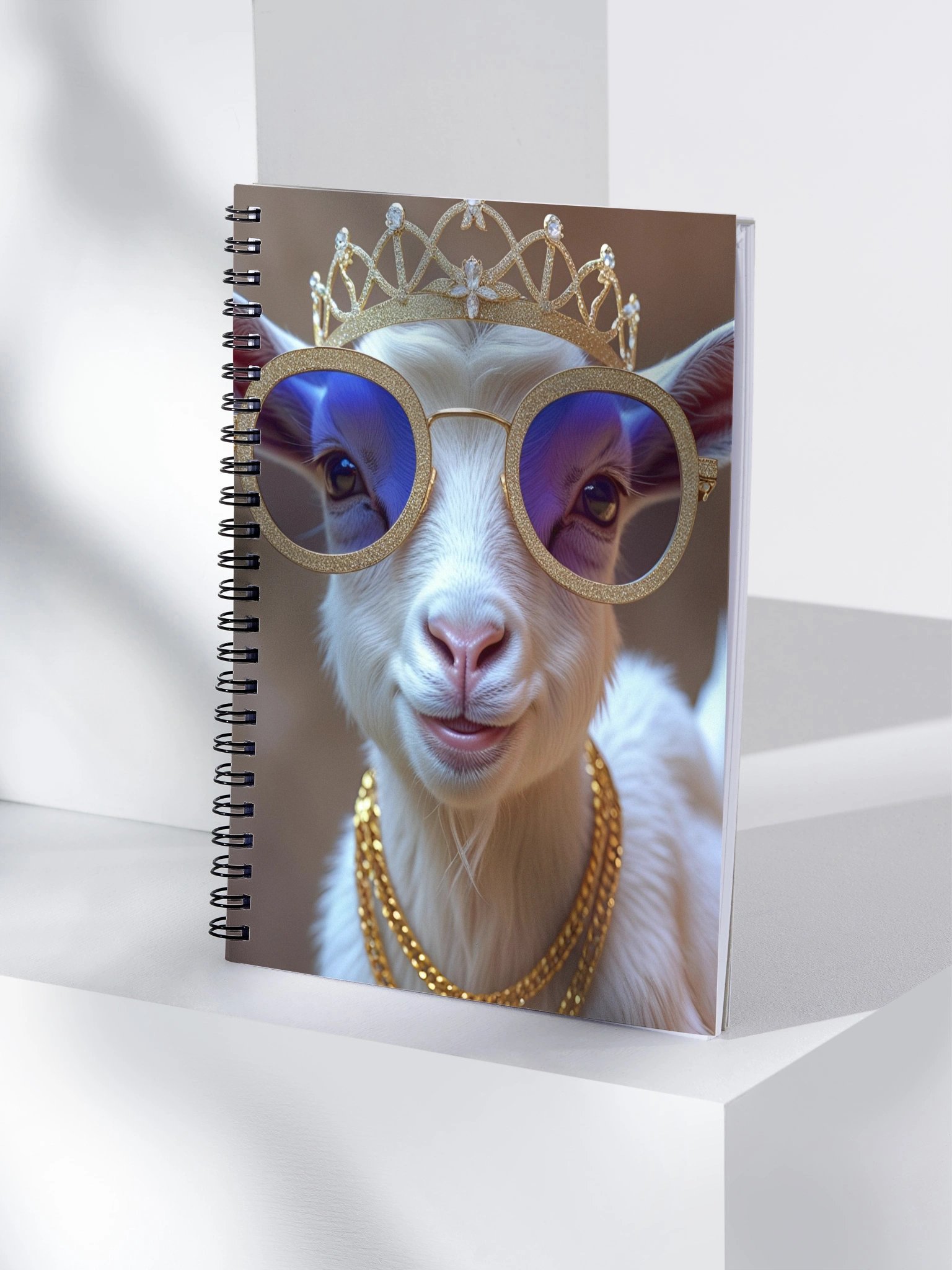 Princess Goat Spiral Notebook product image (4)