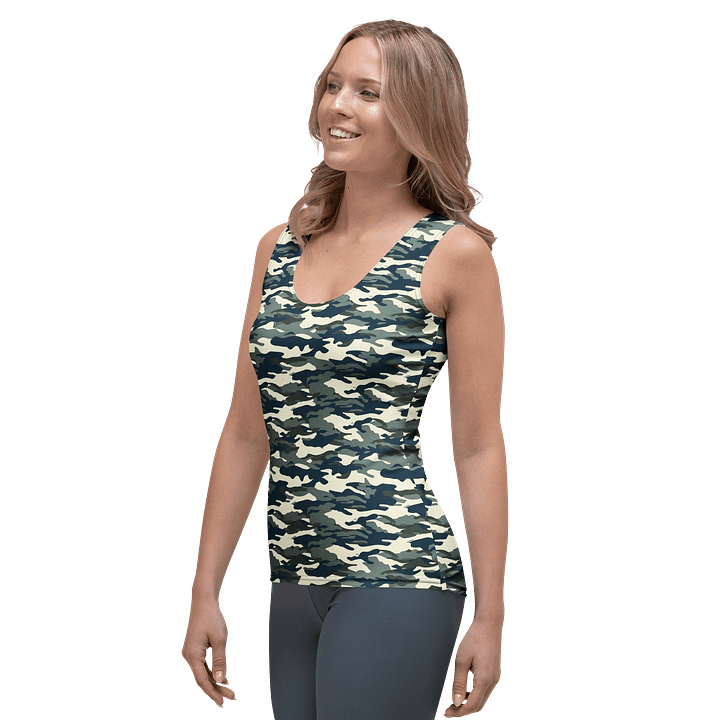 Frosted Camo Print Women’s Tank Top product image (1)