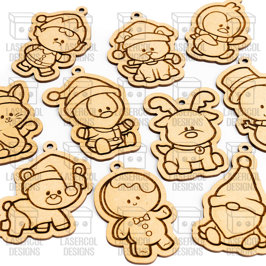 Christmas Ornaments - Laser Cut Files product image (6)