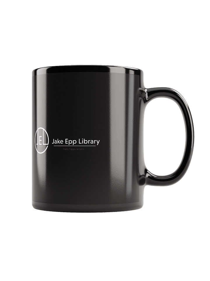 Happy Reader's Coffee Mug (Black) product image (2)