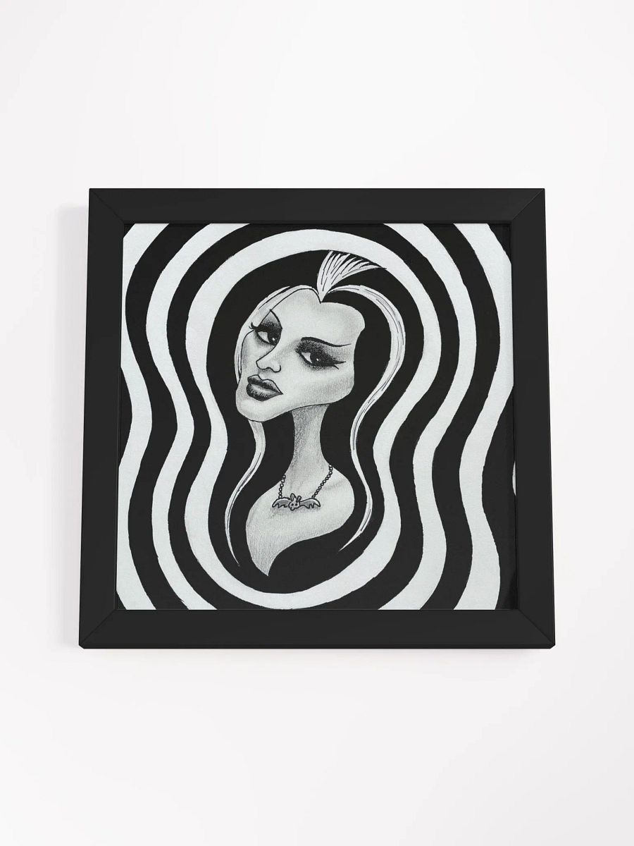 Swirlin Lil framed print product image (4)