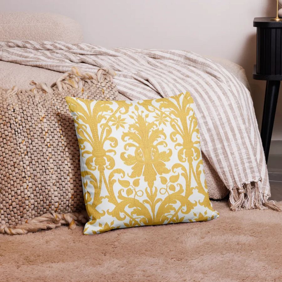 Gold Ornate Pillow product image (8)