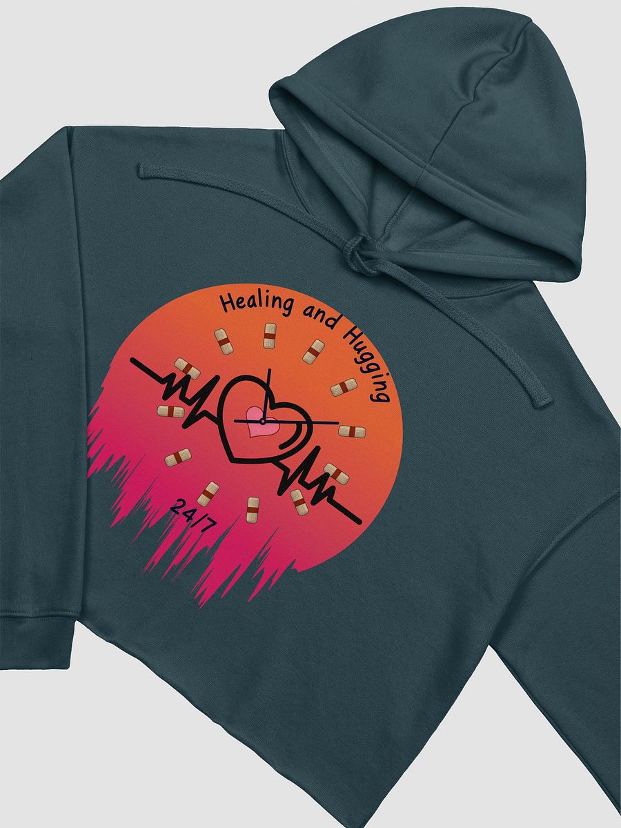 Healing Heartbeat Crop Hoodie product image (23)