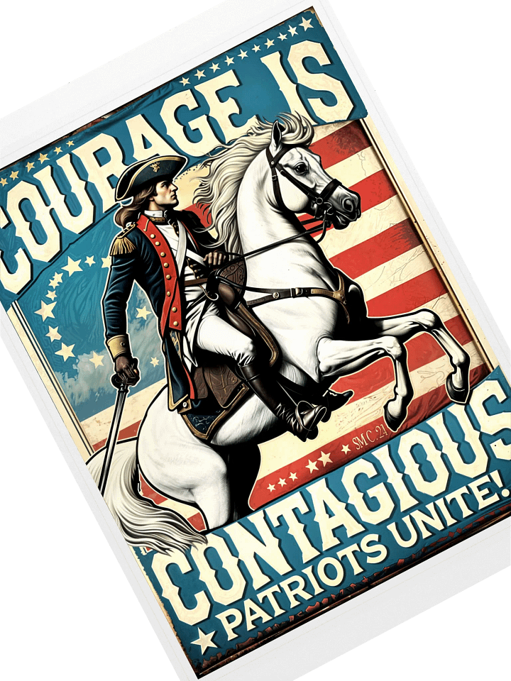 Courageous Patriots Sticker Sheet product image (1)