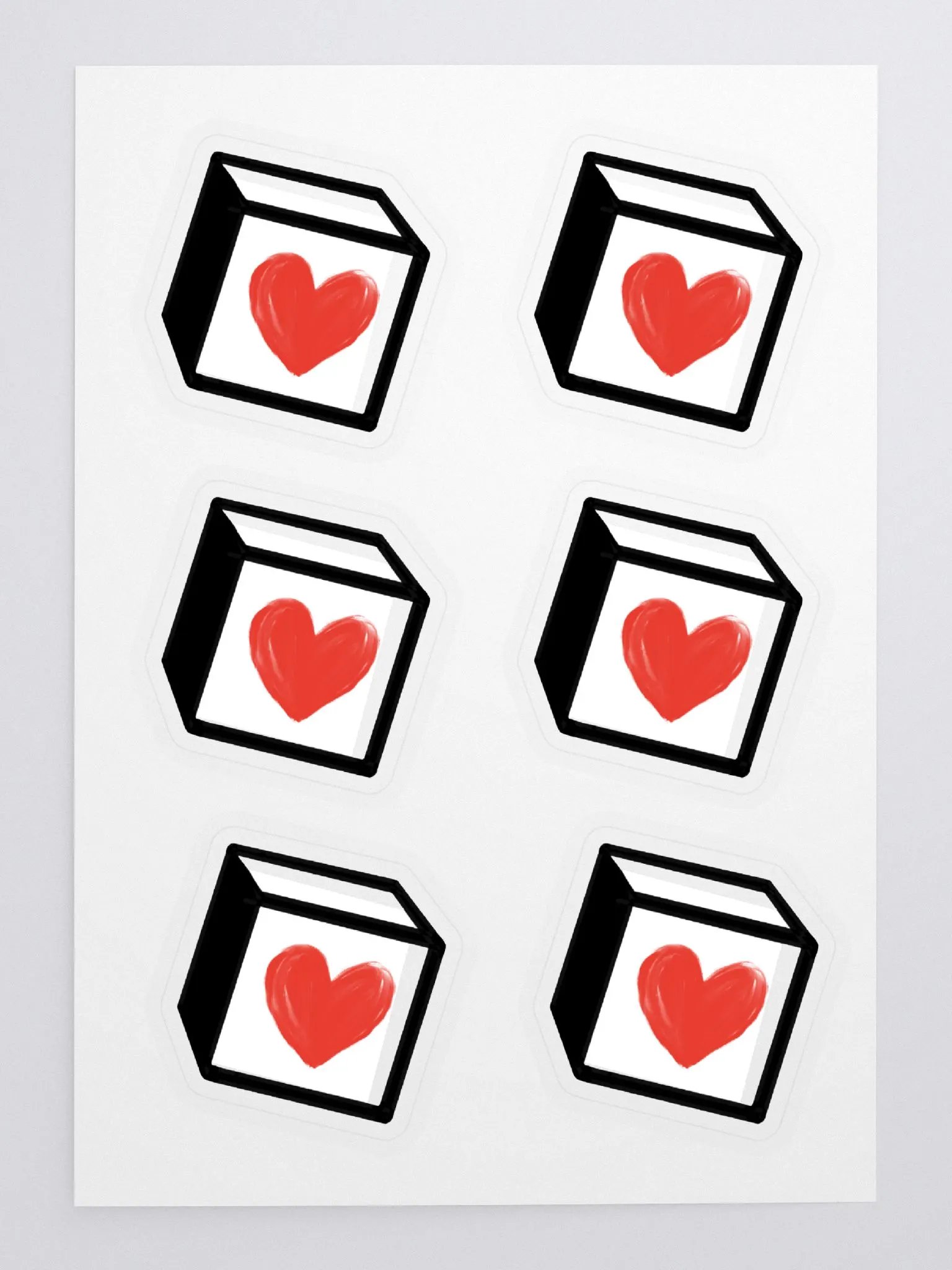I love Notion Sticker Sheet product image (3)