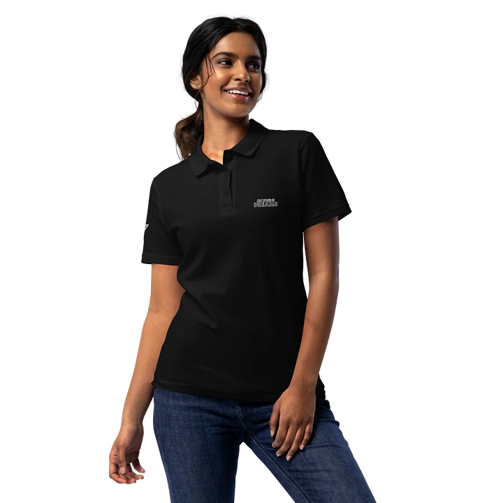 California Dreams Women Polo T-Shirt - Black product image (1)