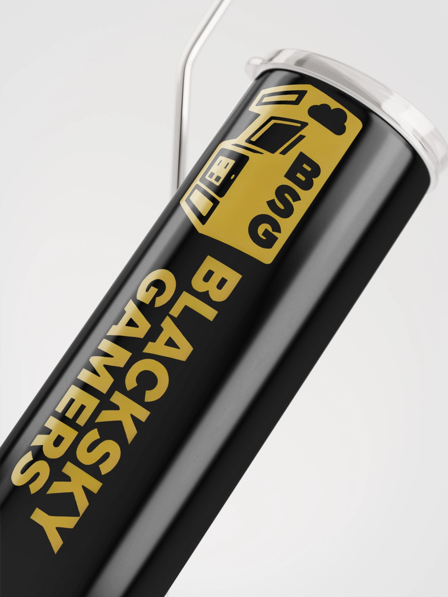 Classic Black or White Black Sky Gamers Tumbler product image (4)