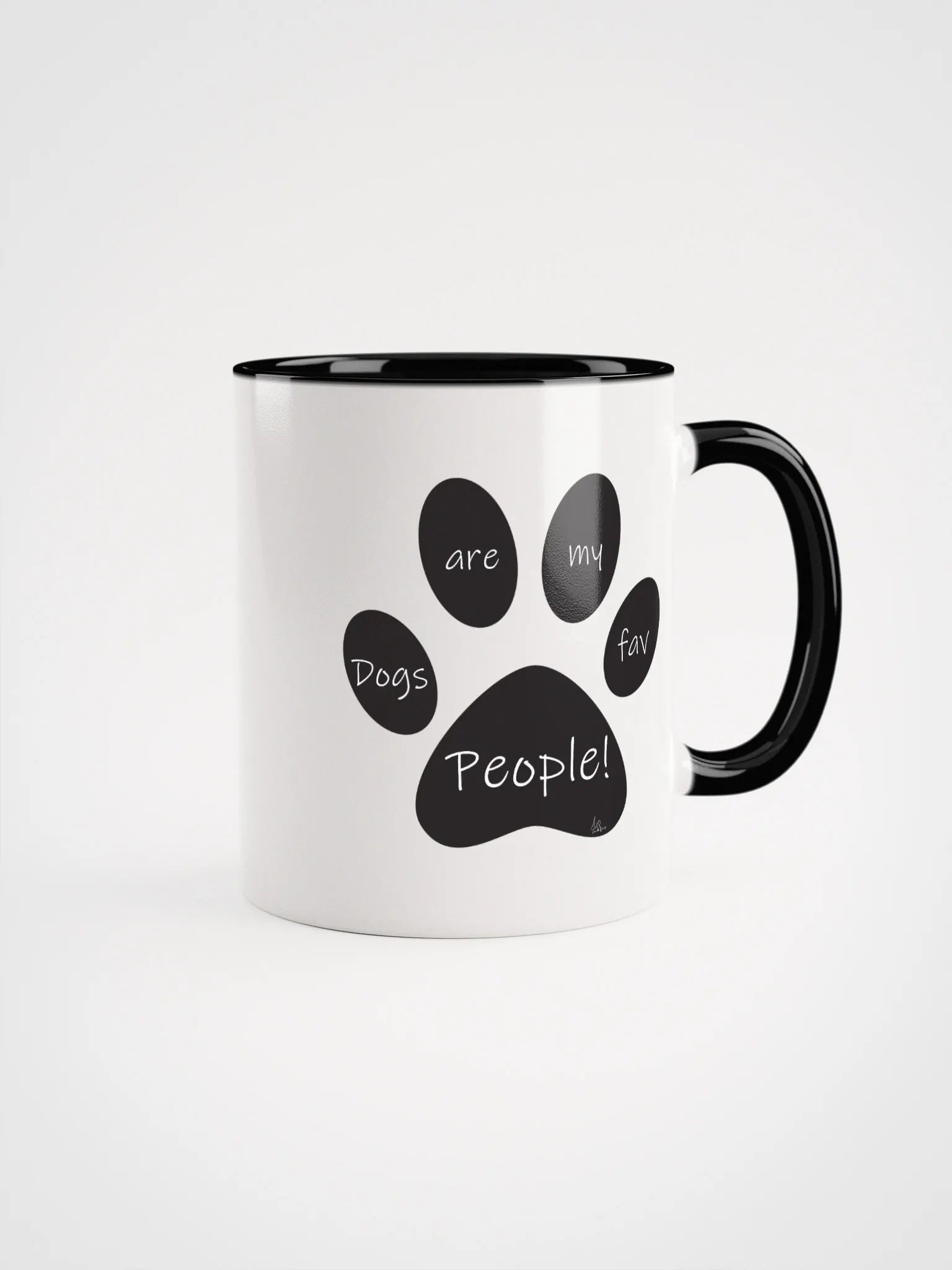 Dogs are my favorite people! COLORED MUG product image (9)