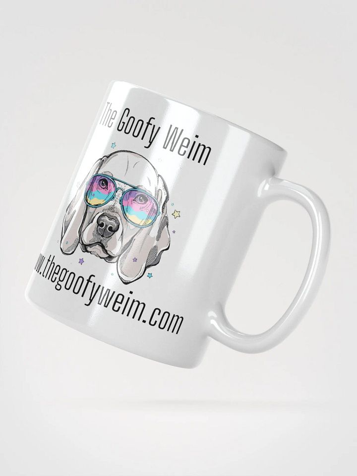 The Goofy Weim Logo Merch - White Glossy Mug product image (1)