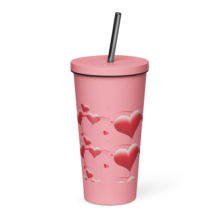 All Hearts Tumbler with Removable Straw product image (2)