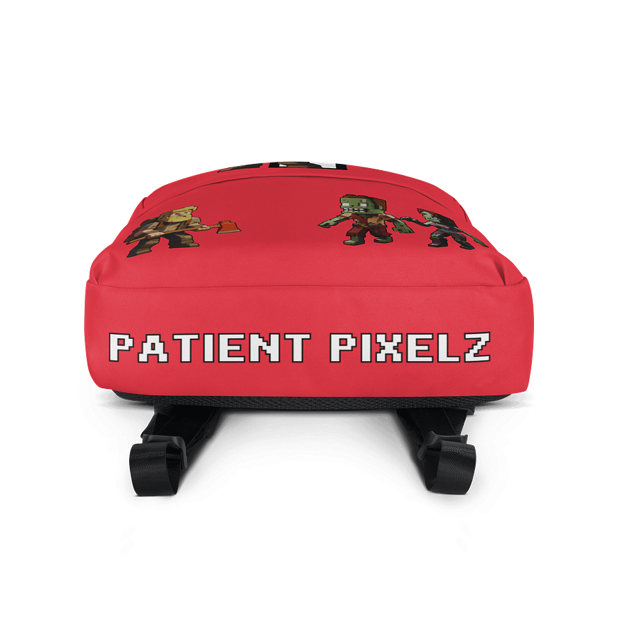 Patient PixelZ All-Over Print Backpack (Red) product image (4)