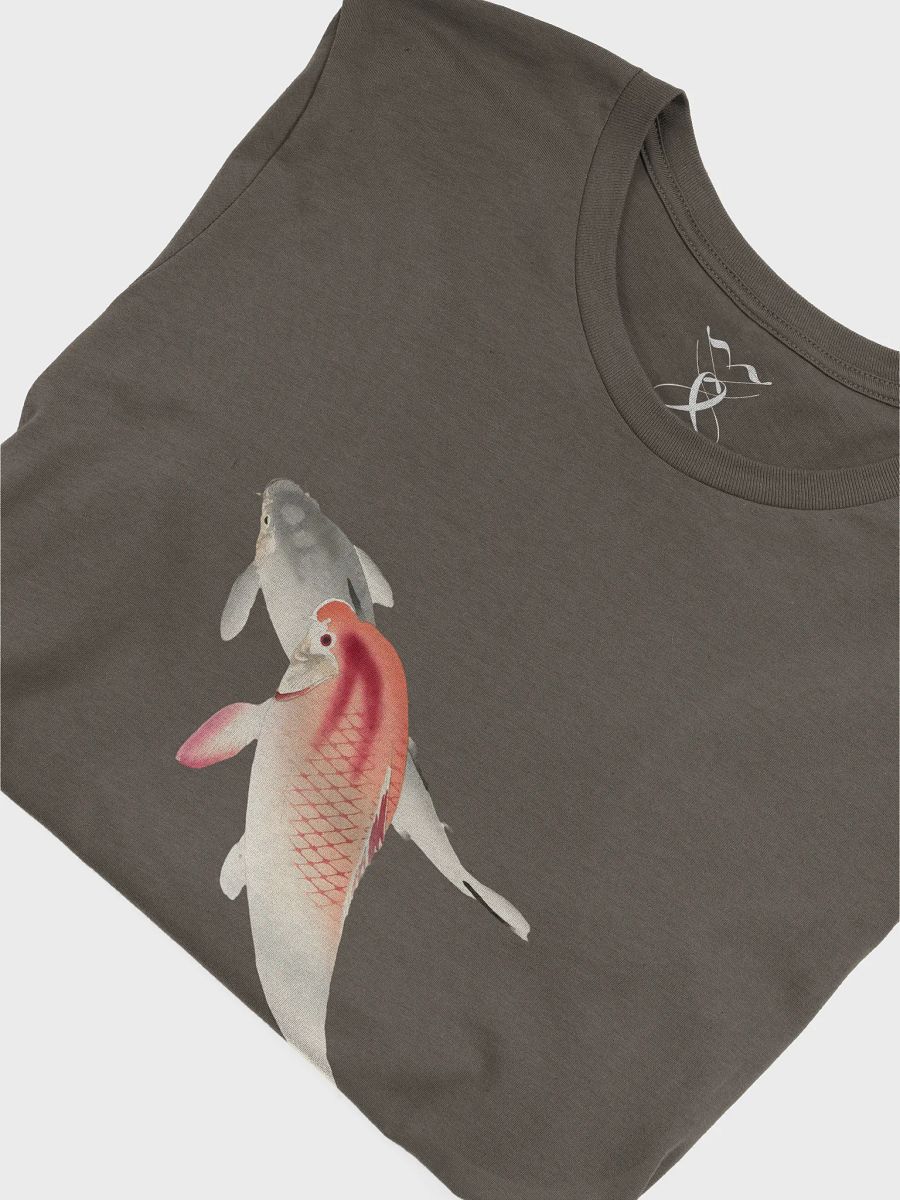 Two Carp Print Bella+Canvas Unisex Supersoft T-Shirt product image (5)