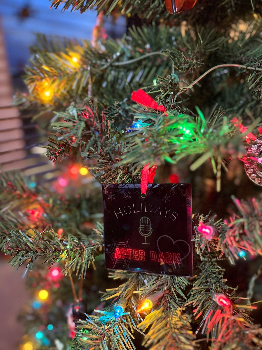 Holidays After Dark Logo Glass Ornament product image (2)