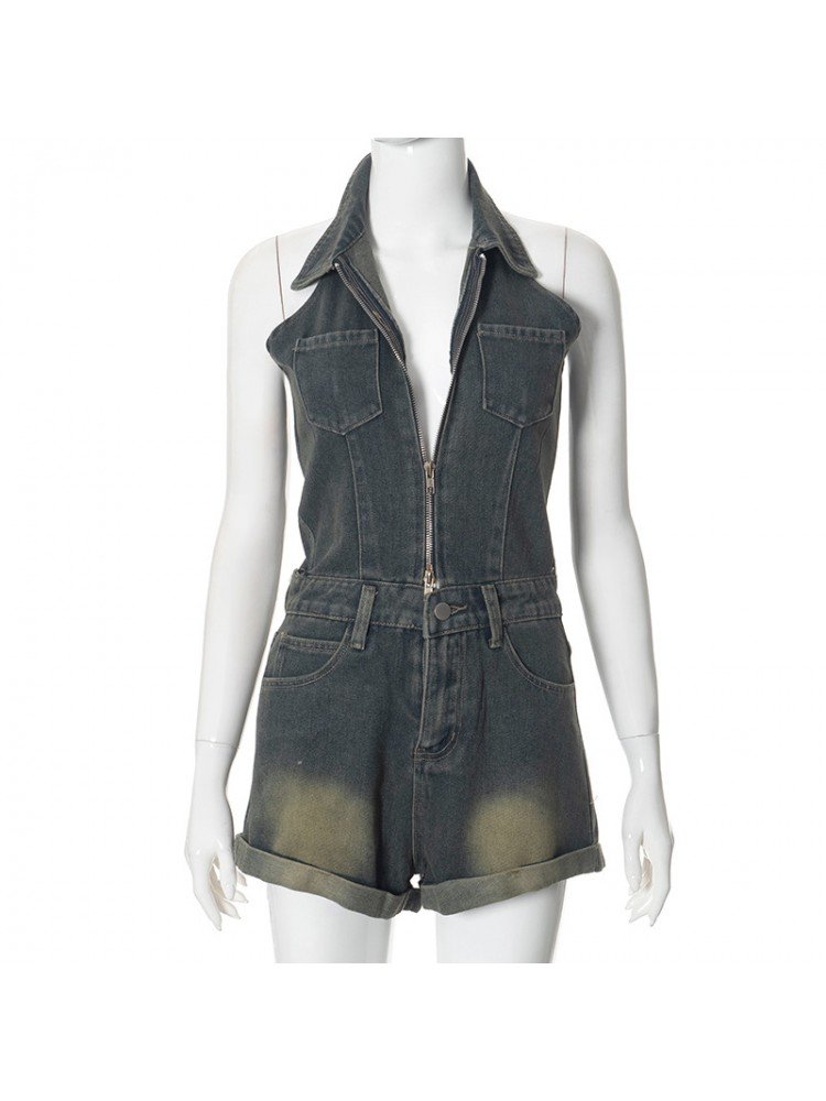 Denim romper product image (7)