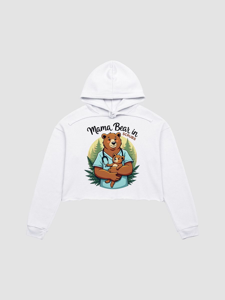 Mama Bear in Scrubs Crop Hoodie product image (4)