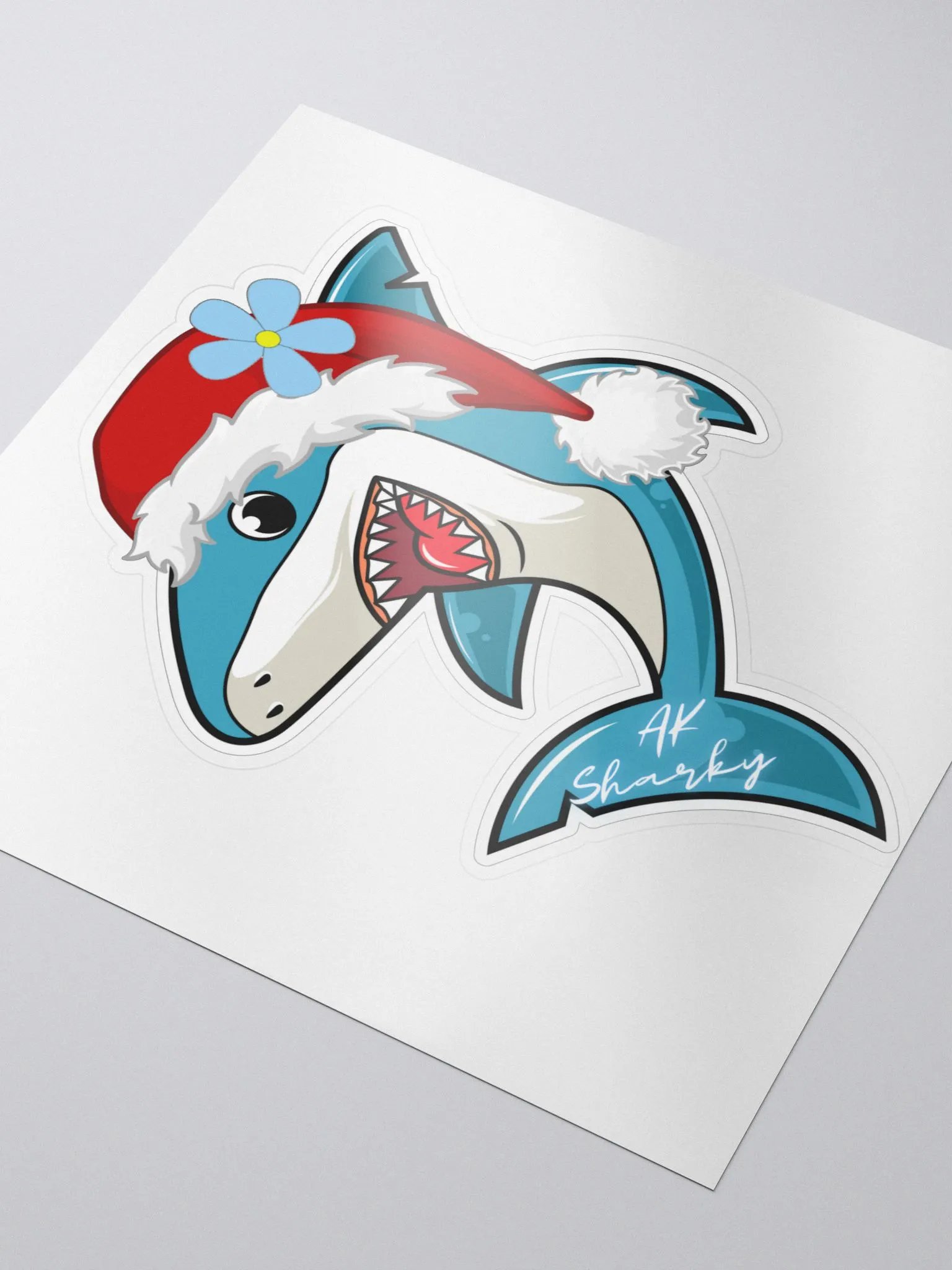 Christmas Sharky Kiss Cut Stickers product image (3)