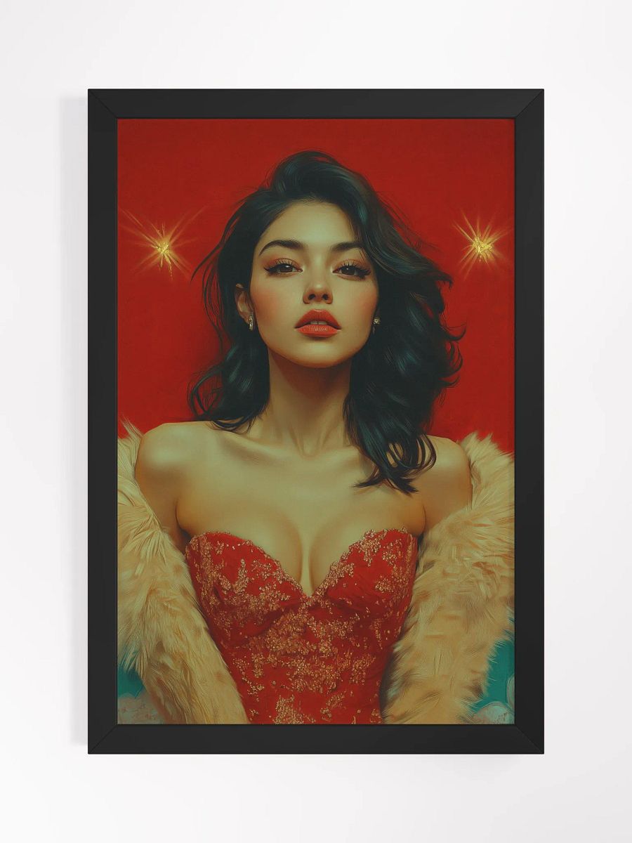 Golden Hour Glamour Poster - Framed product image (2)