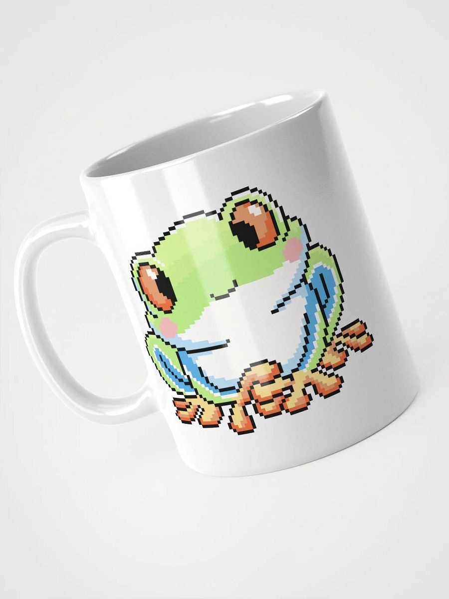 Light Green Rip the Frog White Glossy Mug product image (4)