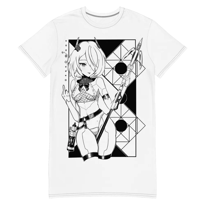 Sassy Cassini Anime T-Shirt Dress product image (2)