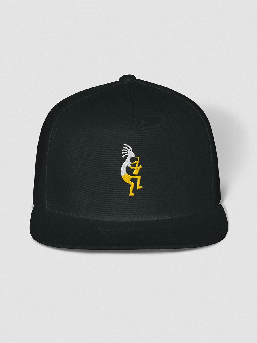 Kokopelli on Tenor Embroidered Flat Bill Cap product image (1)