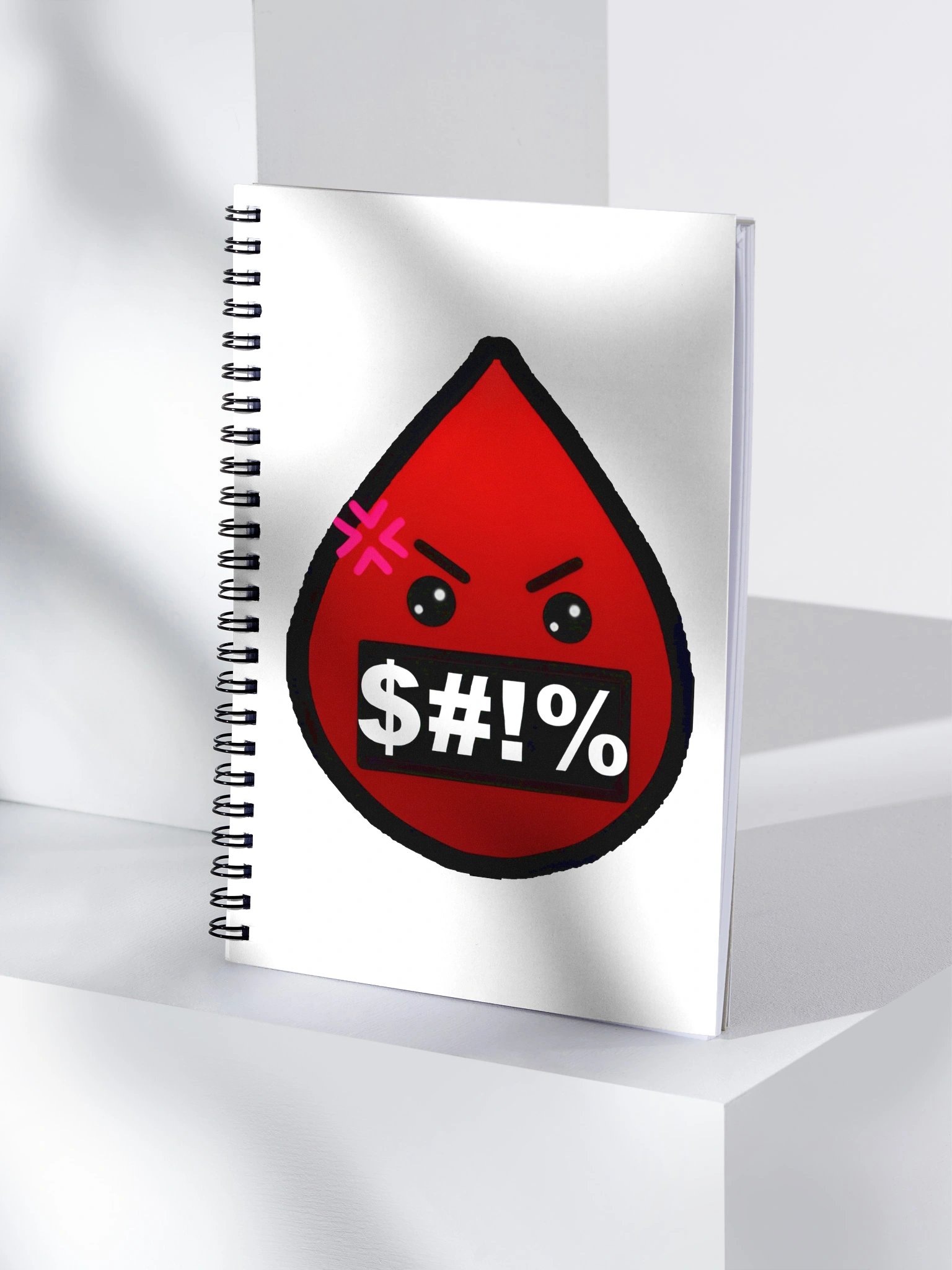 "Bleep" Spiral Bound Notebook product image (4)