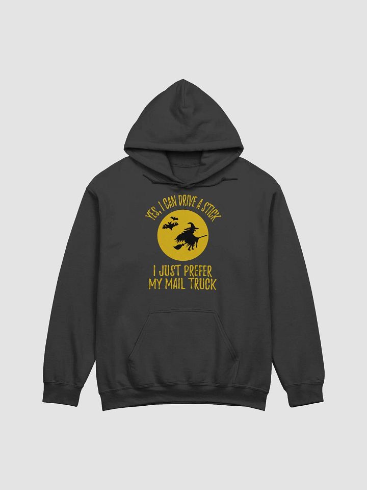 Yes I can drive a stick hoodie postal worker halloween product image (4)