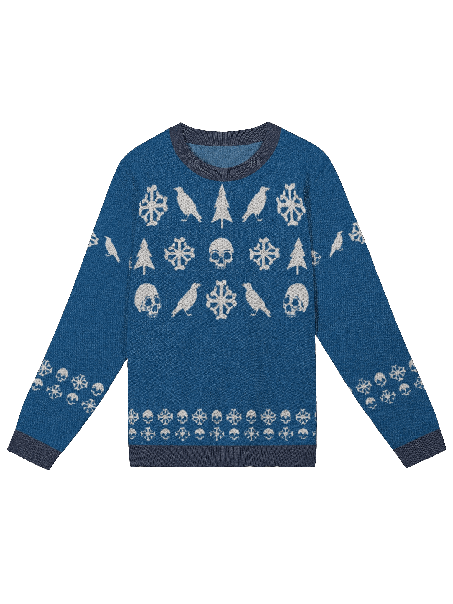 Blue Kay_of_the_Dead Christmas Sweater product image (1)