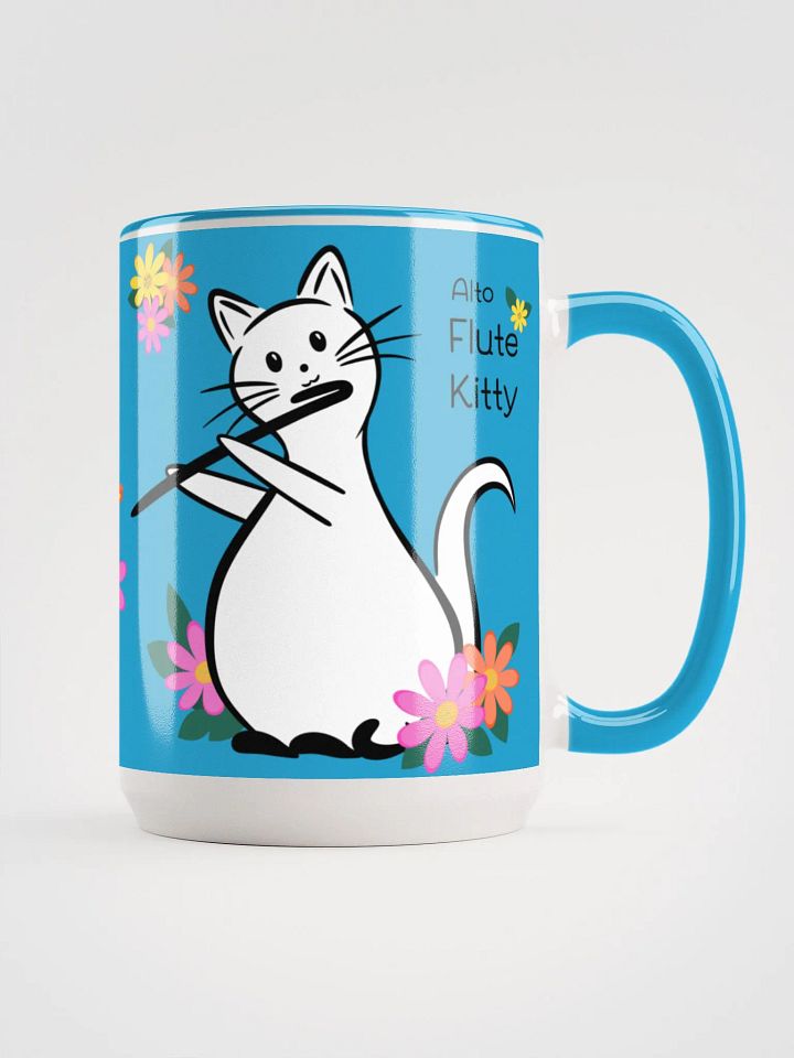 Flute Kitty Mug 15 oz - Alto Flute product image (1)